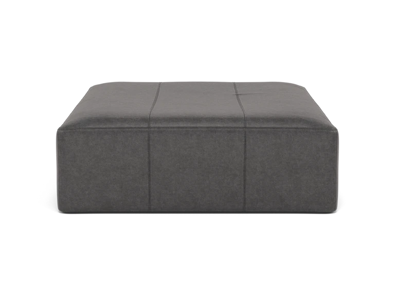 Camden Leather Cocktail Ottoman